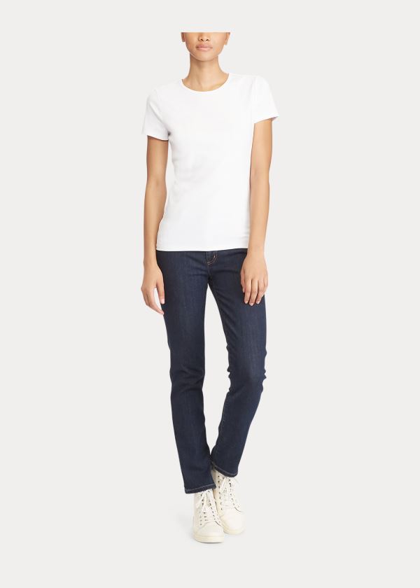 Women's Ralph Lauren Cotton-Blend T Shirts | 758136PIO